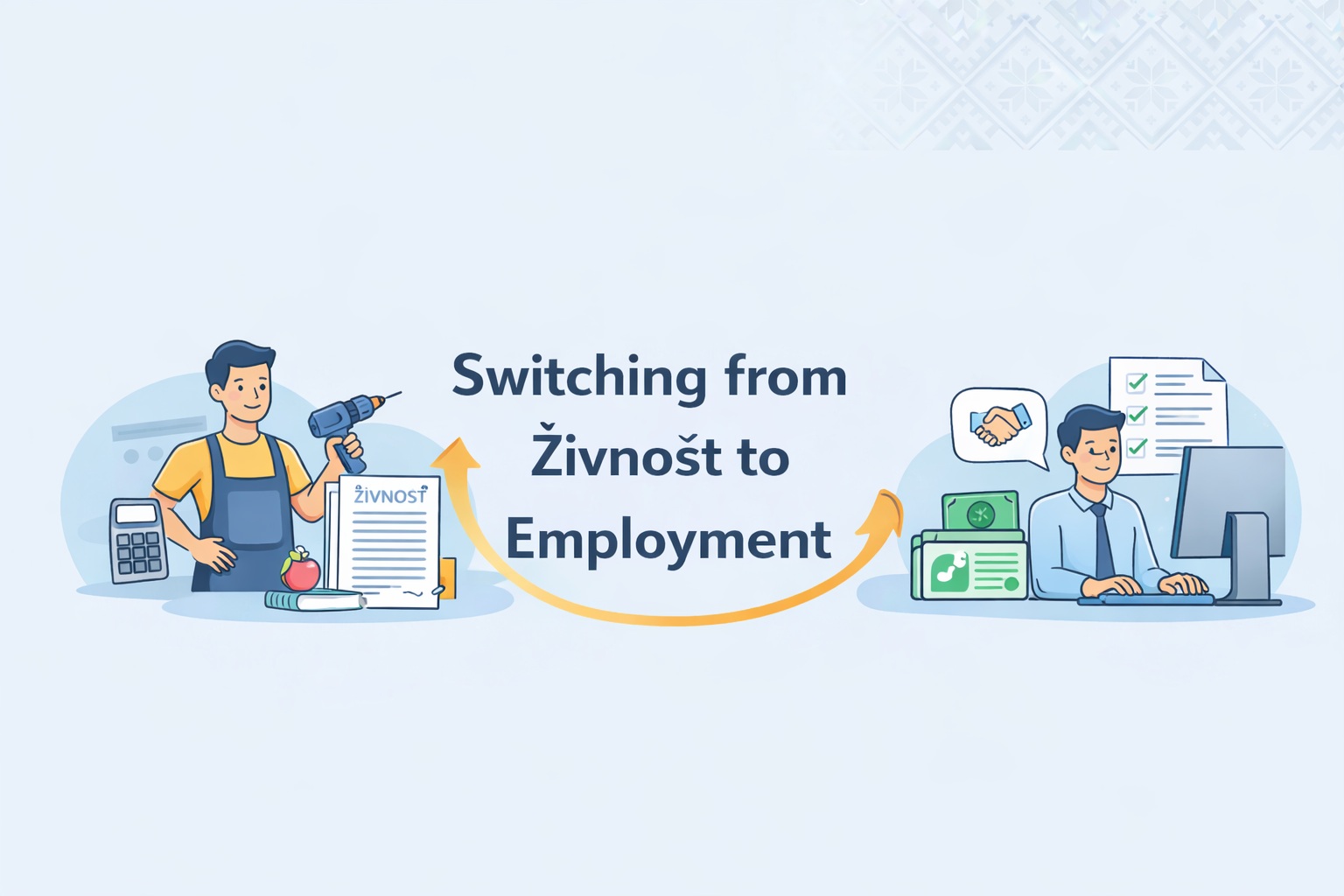 Zmena živnosti na zamestnanie (2026) banner